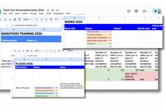 2026年こそ理想の自分に。スプレッドシートでつくる、挫折しない新年の抱負管理術