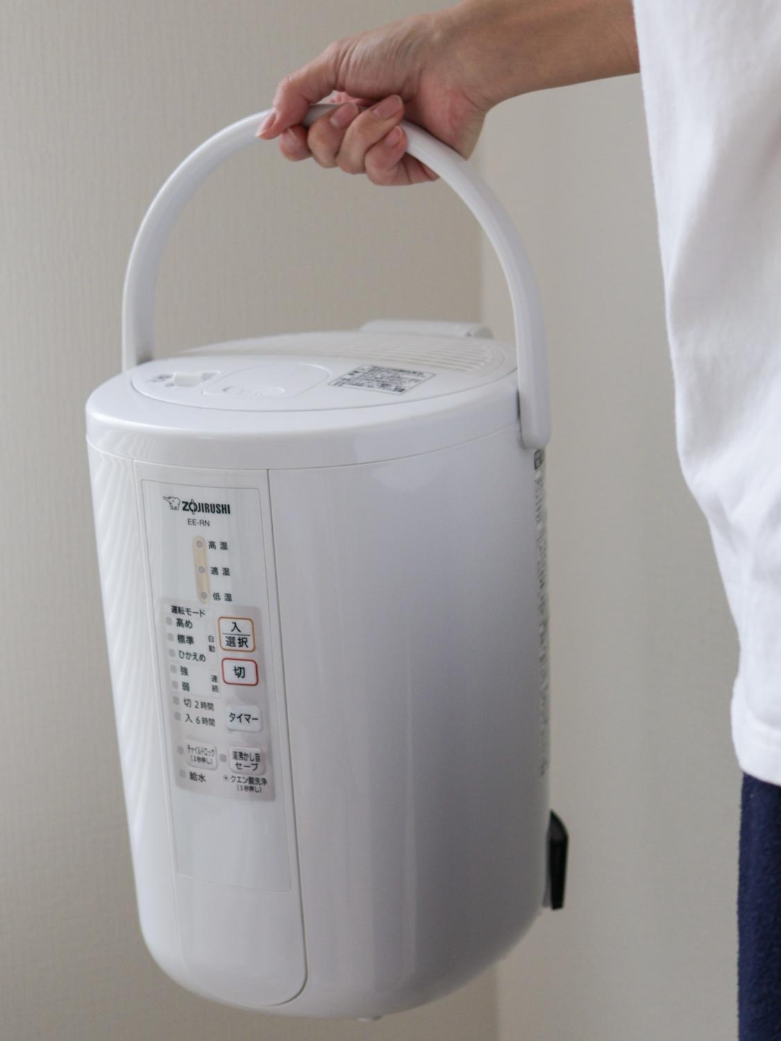 加湿器選びのポイントは清潔さ。6年間使い続けている象印の｢スチーム式