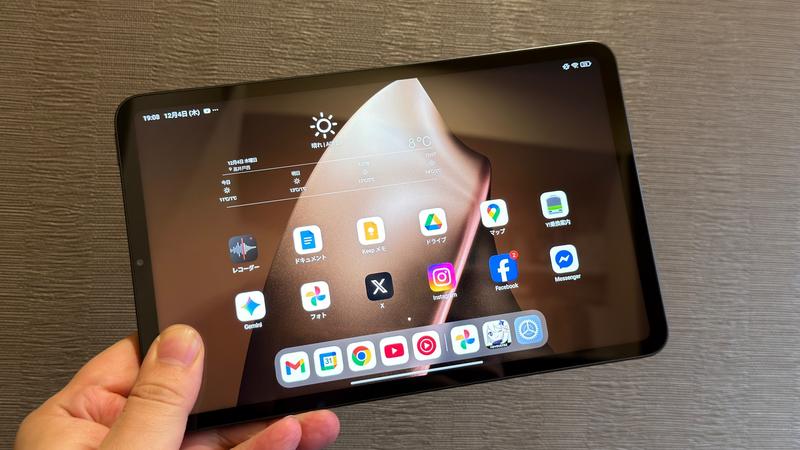 7万円台のタブレット「Xiaomi Pad Mini」を試す。「大型は重い、小型は 