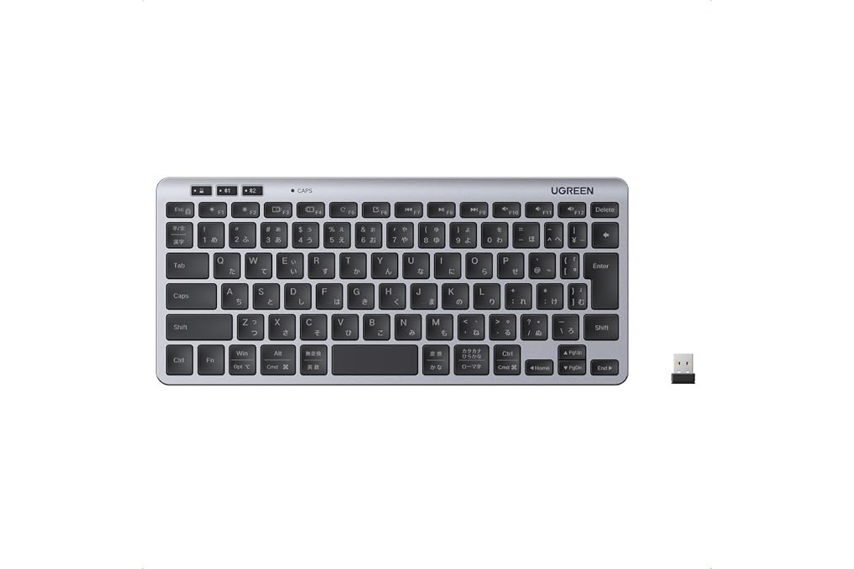 0.7cmの衝撃！3台同時接続のコンパクトキーボードが3,000円台、ノマド