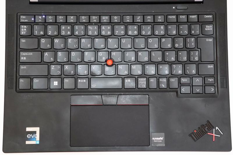 普段使っているノートPCのキーボード「Lenovo ThinkPad X1 Carbon Gen 10 21CCS0W100」