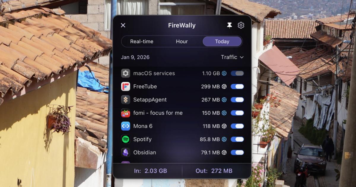 「Macのギガ無駄食い」を即停止。謎の通信をAIが判別する無料アプリが優秀すぎる | ライフハッカー・ジャパン