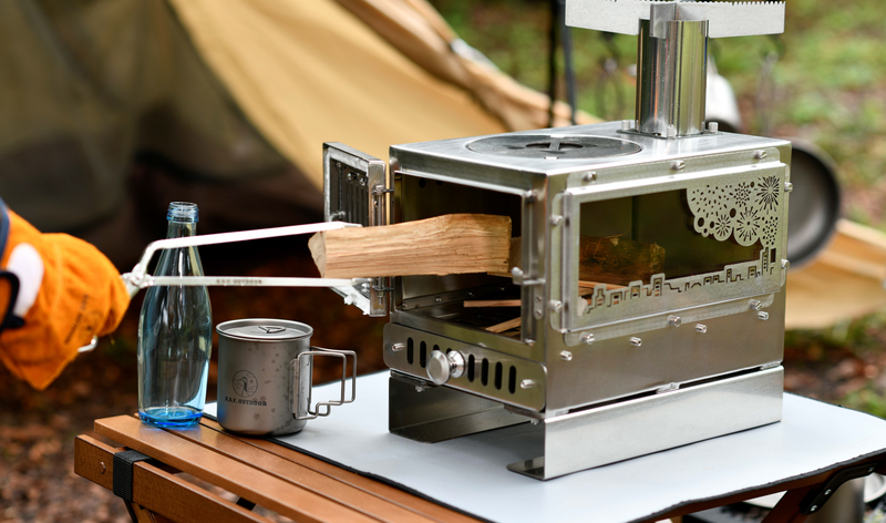 薪ストデビューにもいいね。薪割り・組み立て不要、年中使えるコスパ