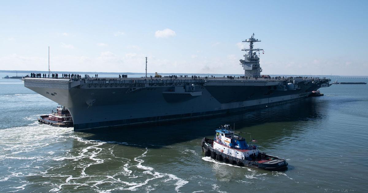 アメリカ海軍の次期フォード級空母「ジョン・F・ケネディ」が海上試験に向けて出航 | Business Insider Japan