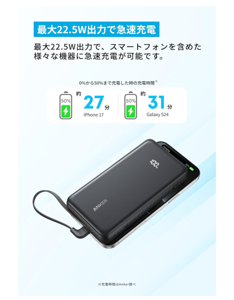 Ankerの1台完結バッテリー、過去最安2,000円台は逃がしちゃダメだ