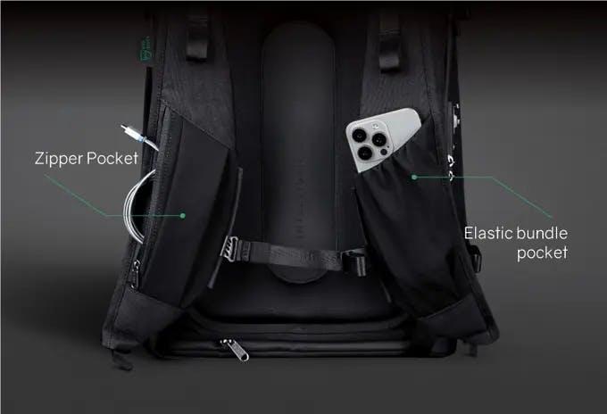 HubPack X Korin ビジネスバッグパック　ブラック 多機能　ロック有 HubPack X Korin Design ハブパックX コリンデザイン リュック バック