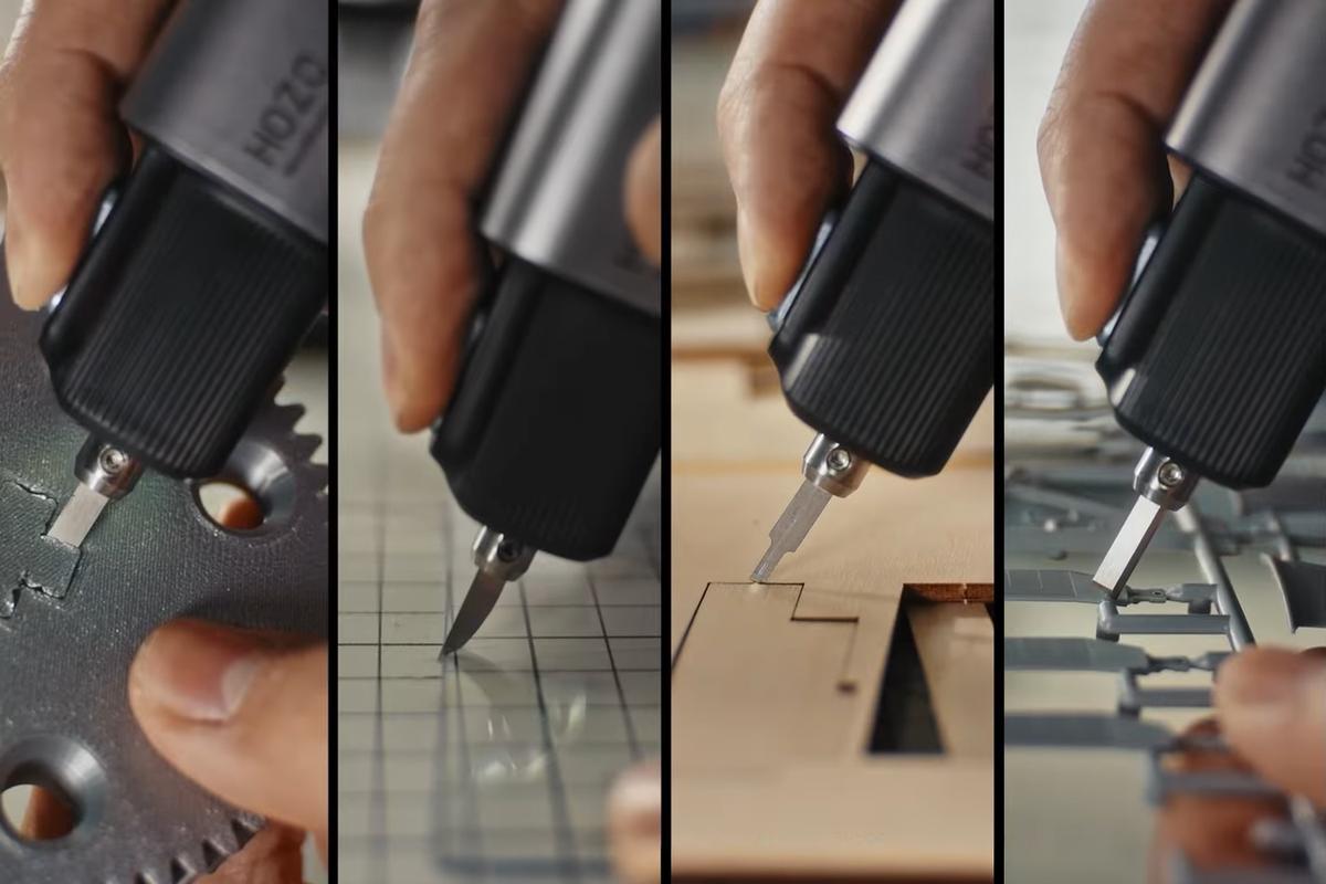 硬い素材の加工が自分でできる。超音波カッターは工作や3Dプリントに 