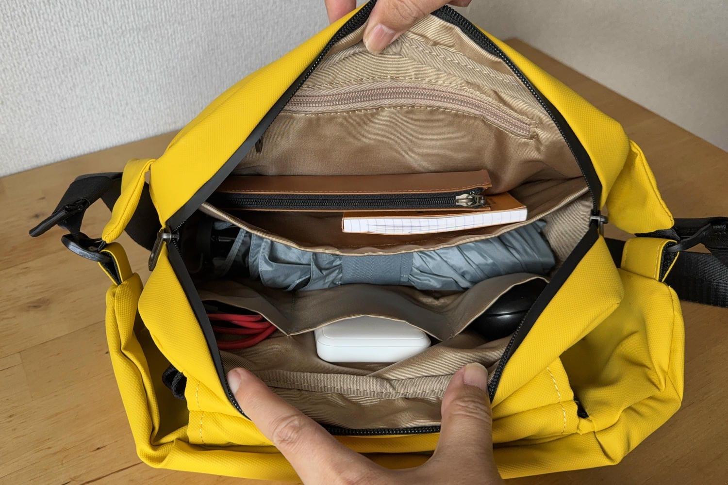 荷物が多いミニマル派への回答。6つのポケットで「モノが迷子に 
