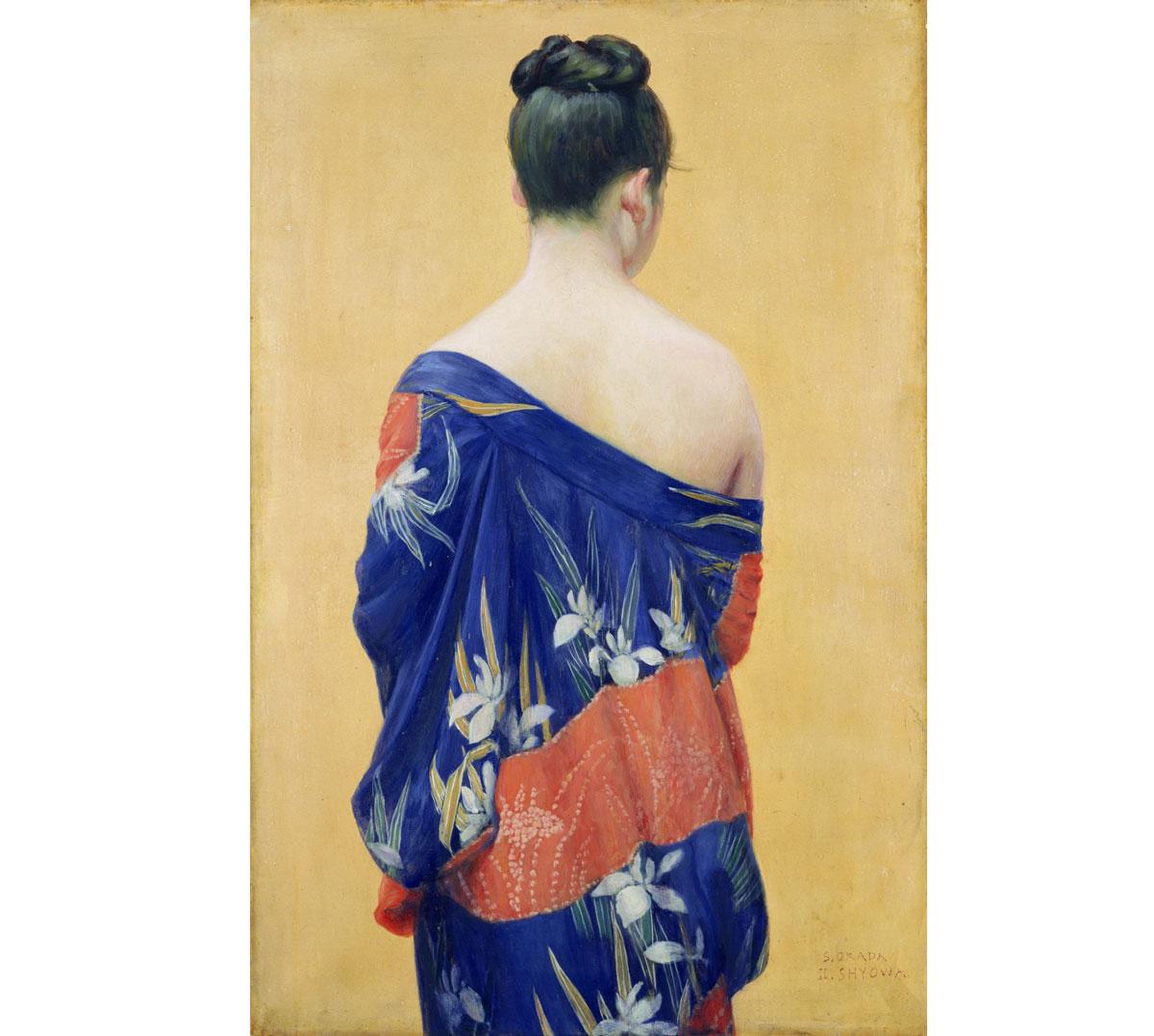 岡田三郎助 『あやめの女』 original.jpg