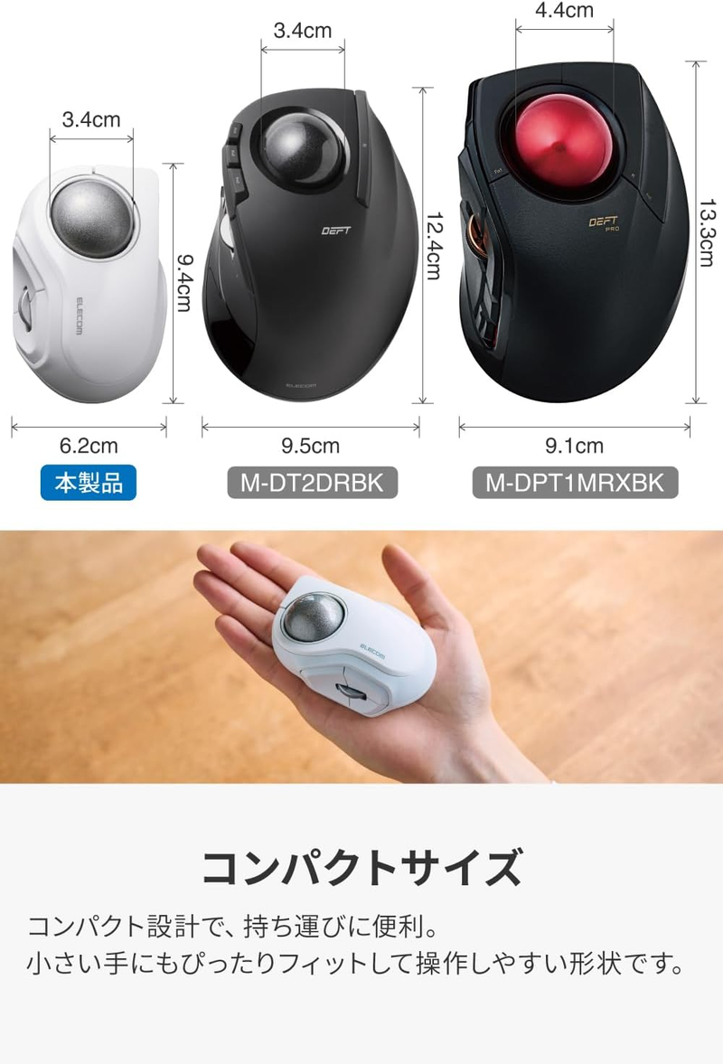 トラックボールはゴツい、という思い込みを捨てた。極小な相棒にデスク