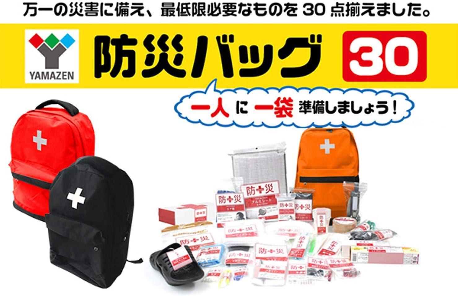 さすが山善。「一時避難用30点を2kg以下」に凝縮したリュックが4,000円