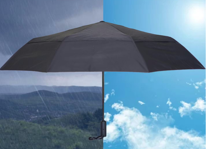 振れば水滴がほぼゼロ。超撥水傘は使用後も快適だから梅雨や日差し対策