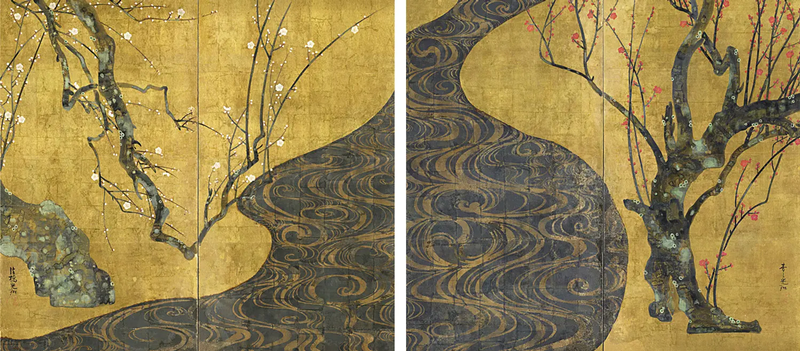 一生に一度は見たい、尾形光琳晩年の集大成《紅白梅図屏風》（MOA