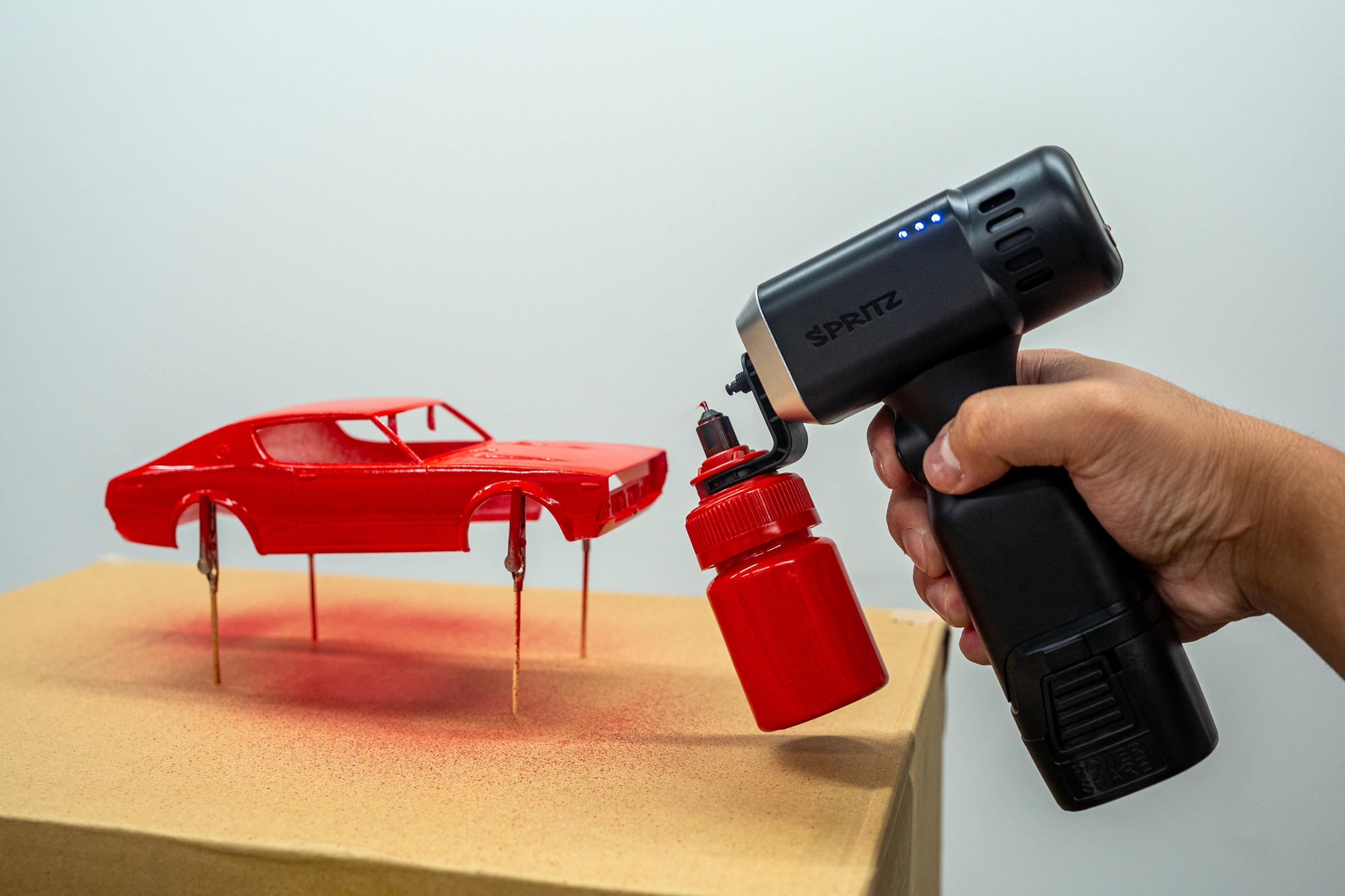 エアブラシは敷居が高いを覆すかも。初挑戦でも電動スプレーガンで案外
