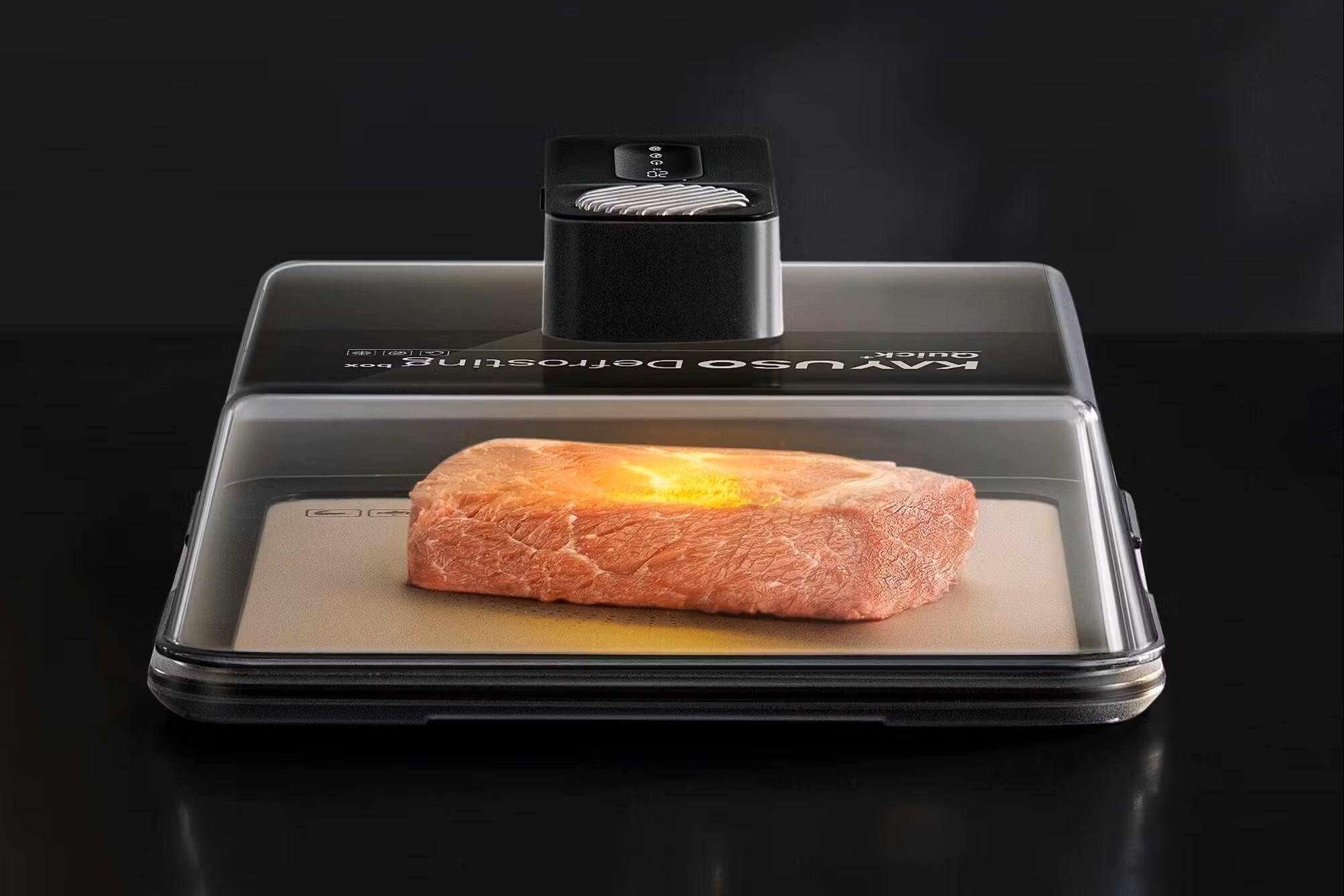 冷凍肉が約10分でムラなく解凍。プラズマ解凍ボックスのプロジェクトが