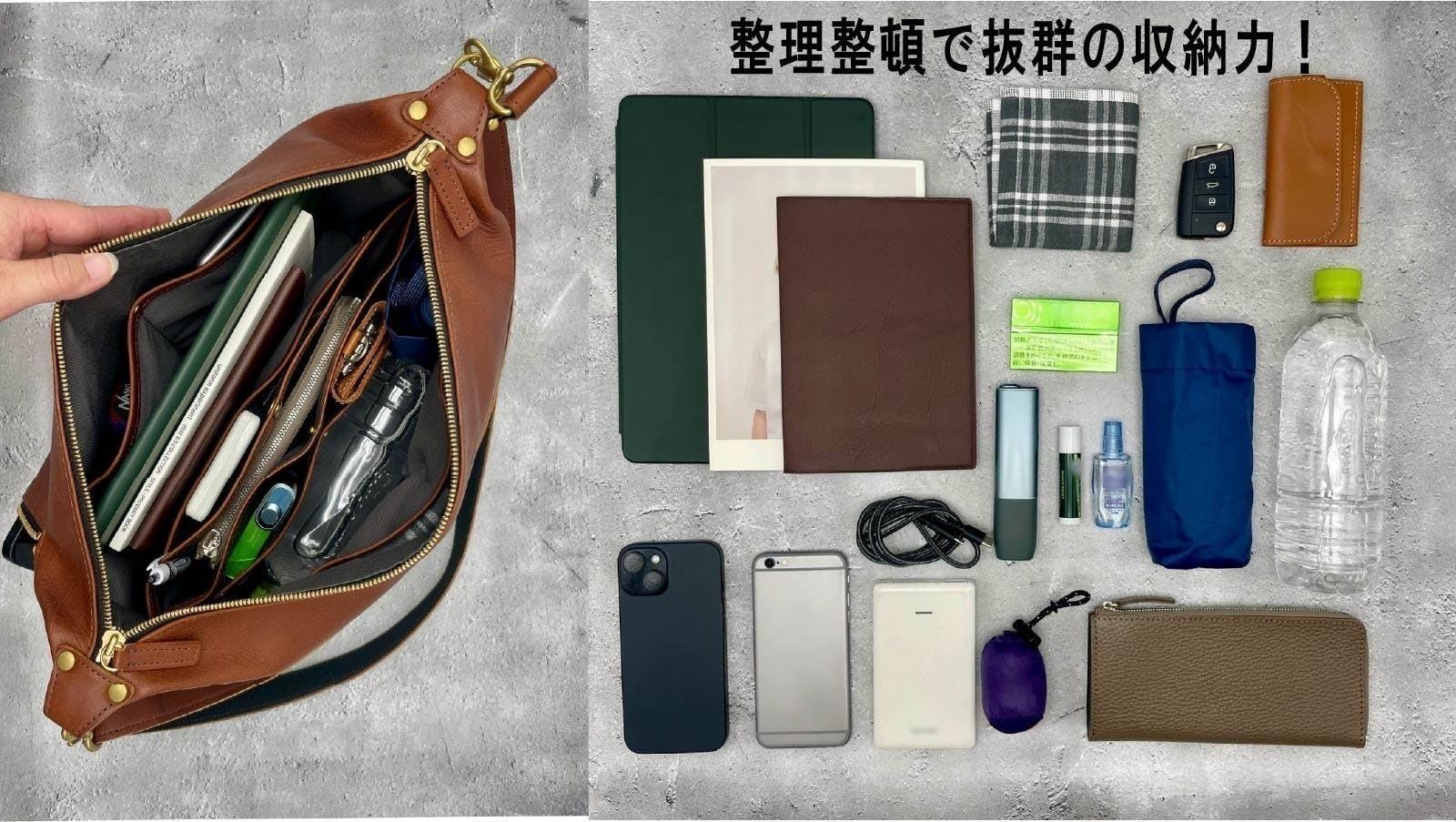 キズがつくほど味わい深く育つ。気兼ねなく使えて自然と整う8ポケット
