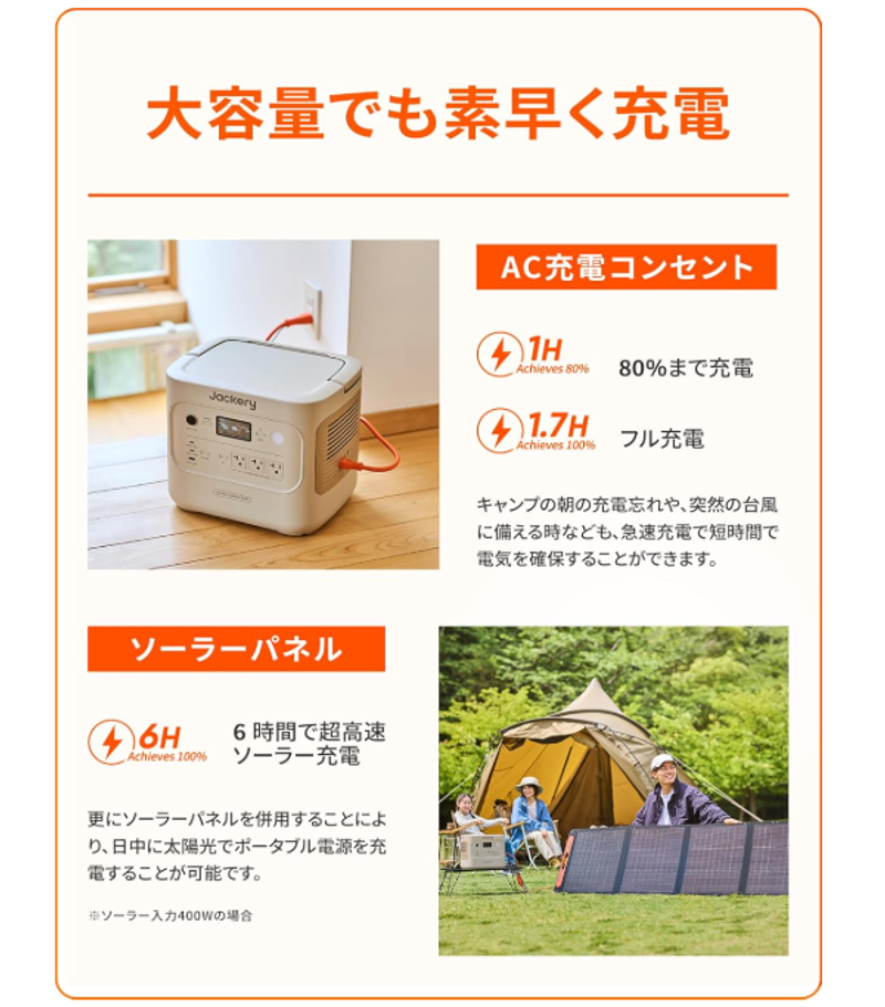 2000Wh級が“持ち運べるサイズ”で家電も停電も丸ごとカバーするJackery
