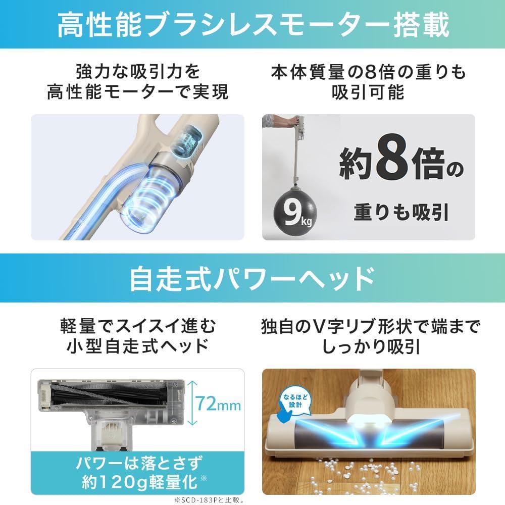 1.1kgの衝撃。吸引力も妥協なしのアイリスオーヤマ「MagiCaleena」が24