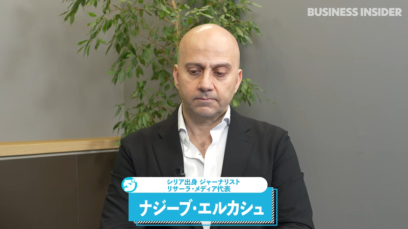 Business Insider JapanのYouTube番組「インサイダ」に出演したナジーブ氏。