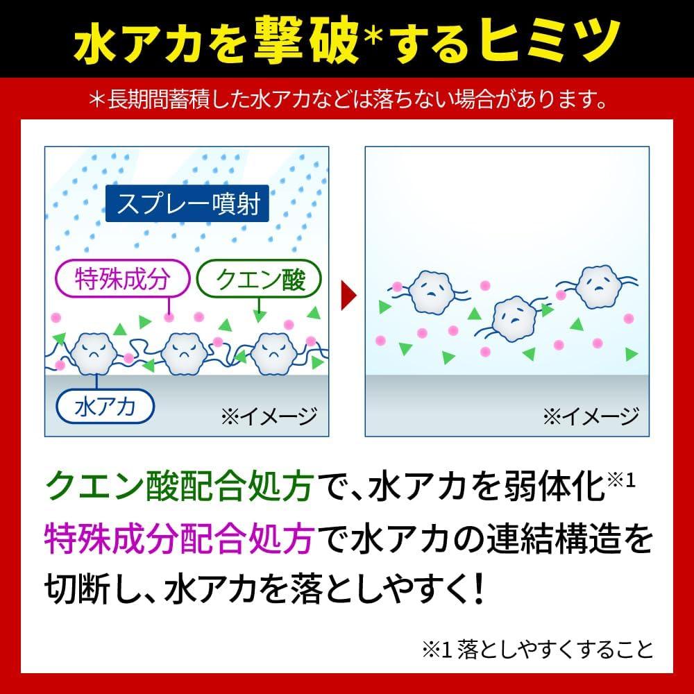 浴室もキッチンもOK。頑固な水アカを「ごっそり」落とす万能スプレーが