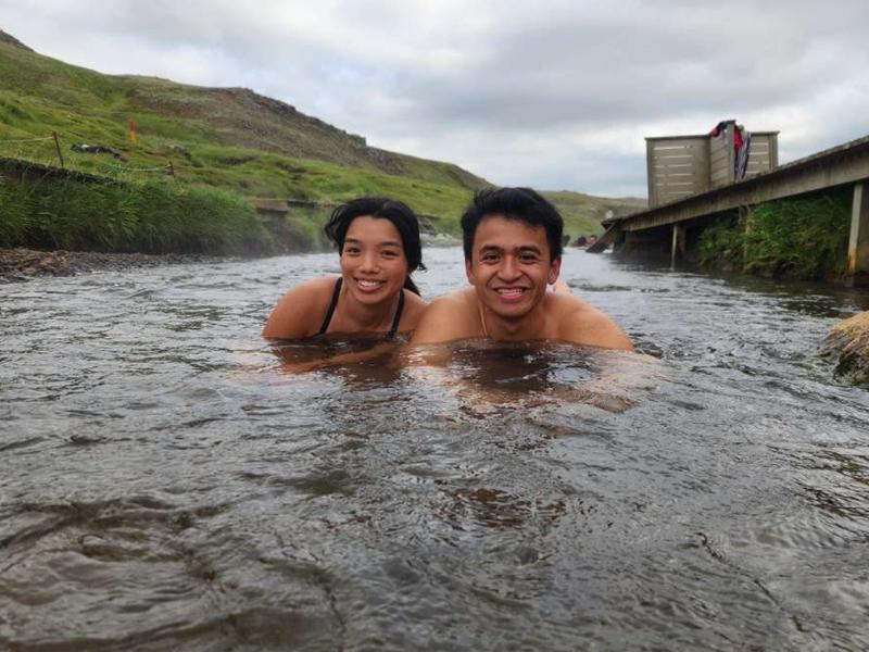 Couple in Iceland.