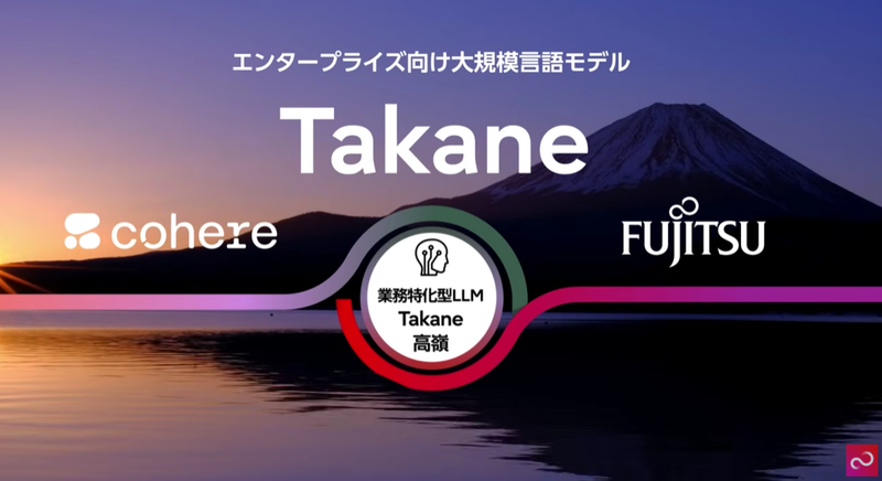 Cohere社とのパートナーシップ