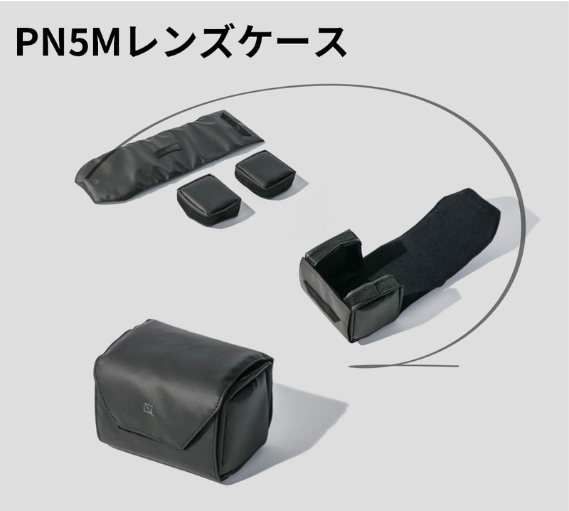 大三元” 望遠レンズもカメラに付けたまま収納OK。ありそうでなかった