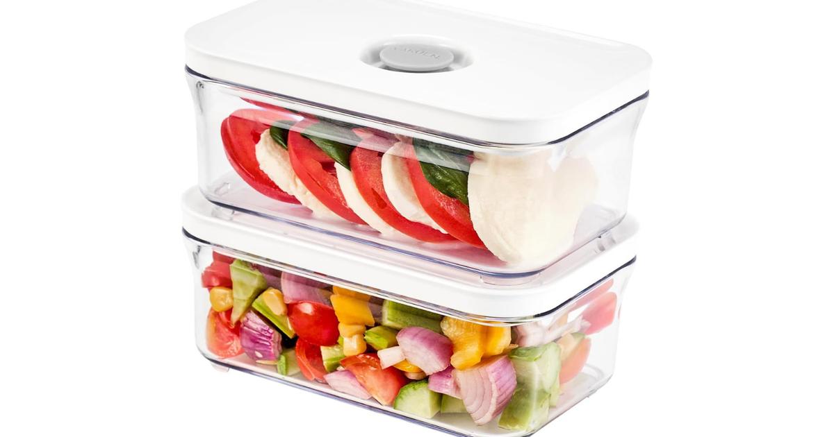 重ねてスッキリ、鮮度もキープ。食材ロスを防ぐVAKUENの真空容器が20