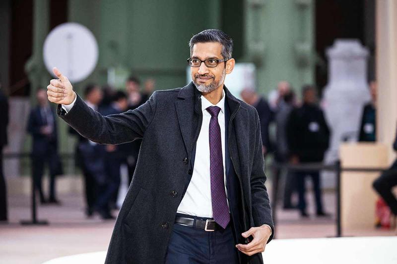 グーグル(Google)のスンダー・ピチャイ最高経営責任者(CEO)。