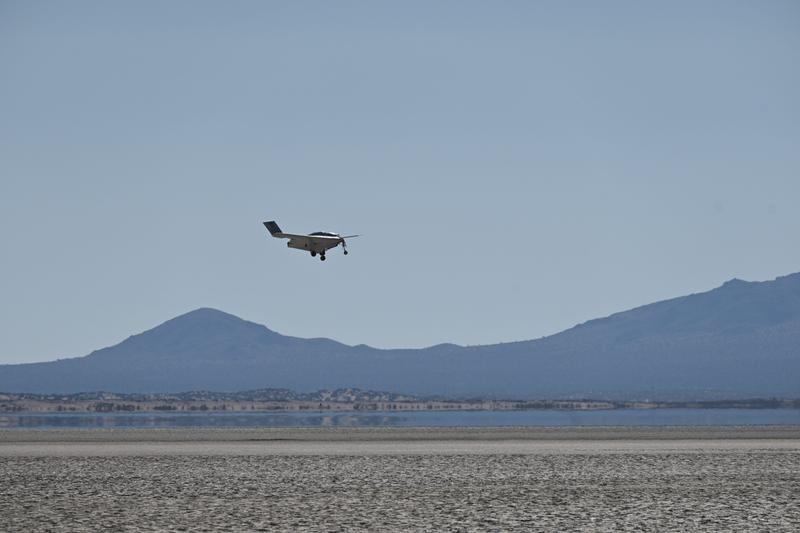 The XRQ-73 taking off.