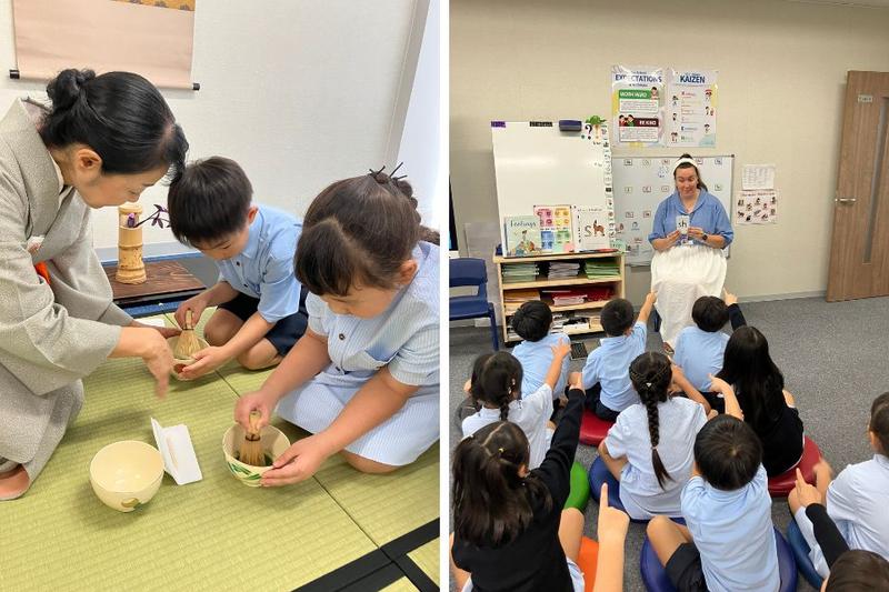 日本の文化から英語教育まで安心して学ぶことができる。