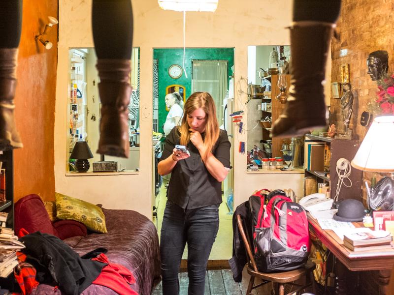 cramped apartment new york