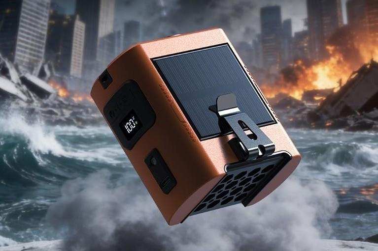 腰装着型扇風機 Pro3 ソーラーパワー搭載 気温40℃でも肌がひんやり。ソーラー充電で36時間動く「腰掛けファン