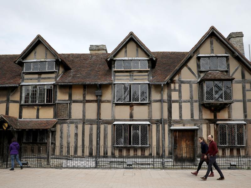 William Shakespeare's home in Stratford-upon-Avon, England.