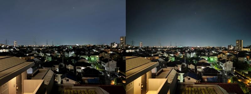 夜間の作例