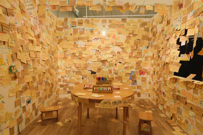 展示風景より、「みんなで作る部屋」