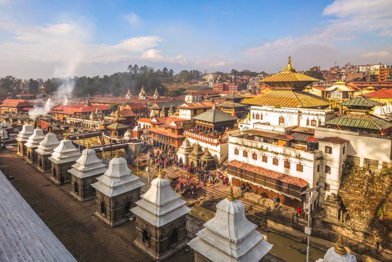 Temple in Kathmandu, Nepal.