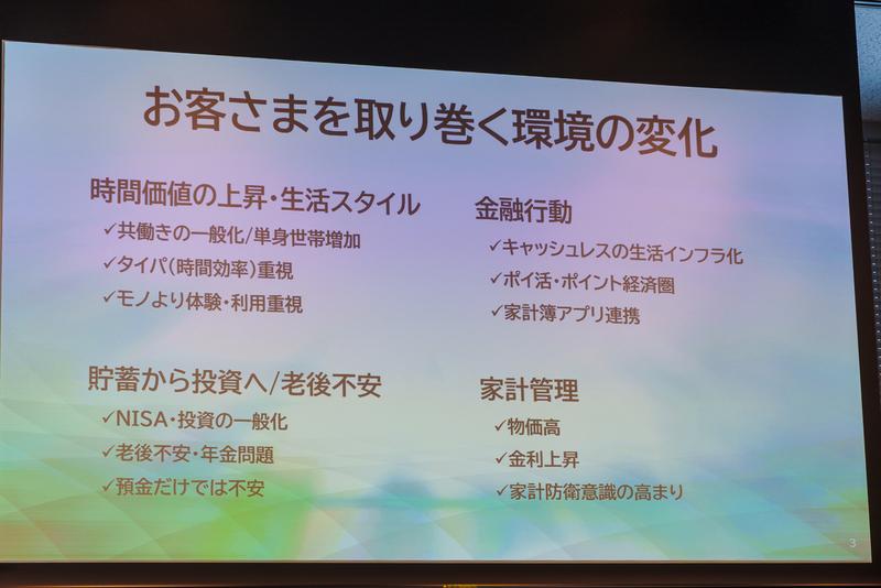 りそなが挙げる社会の変化