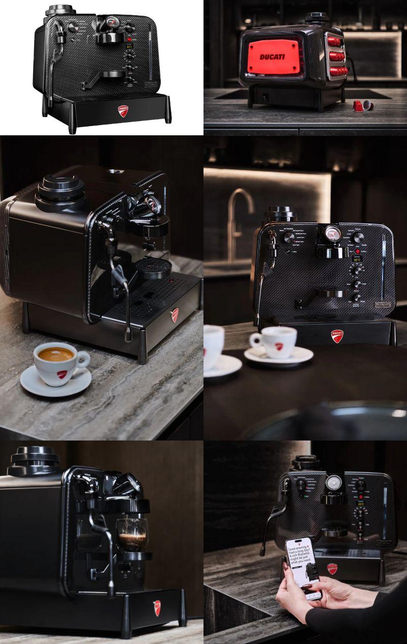 コーヒーメーカー・エスプレッソマシン DOKI 1,926台限定。イタリアのバイク「ドゥカティ」のコーヒーマシーンで