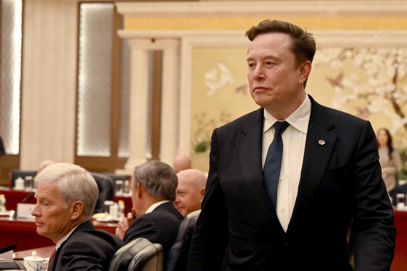 Elon Musk in China.