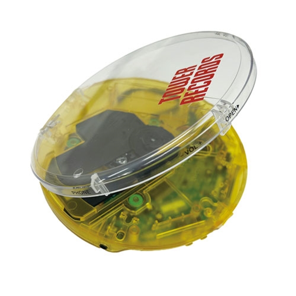 タワーレコード　ポータブルCDプレイヤー　イエロー　タワレコ original.png?w=960