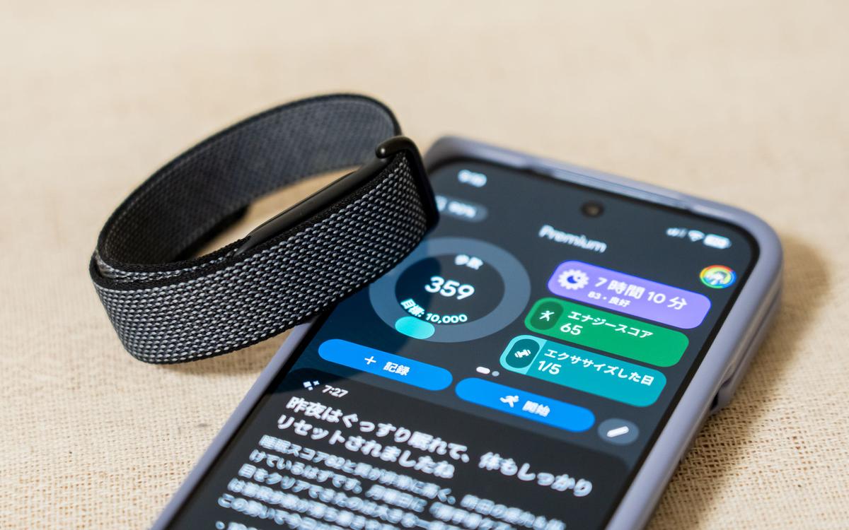 10日間使ってわかった「Google Fitbit Air」の実力：わずか10gで7日間 