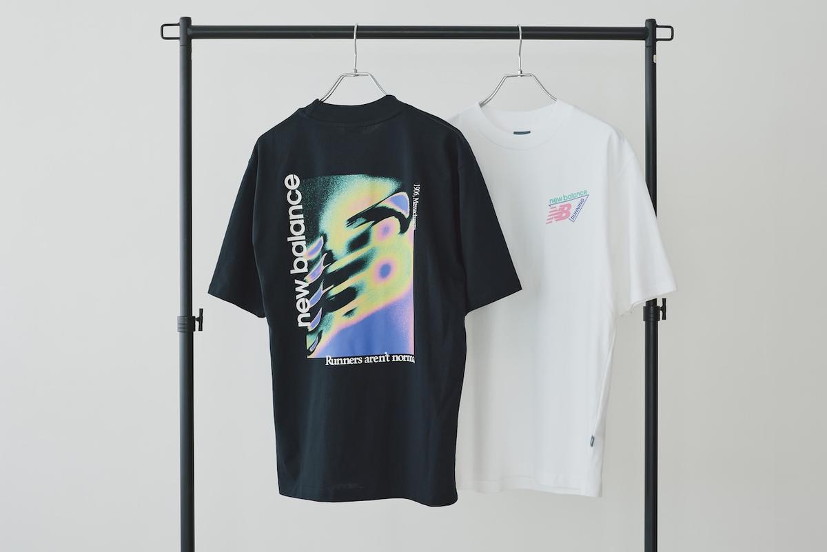 ガジェットとTシャツの好みは同じだった。ニューバランスの 