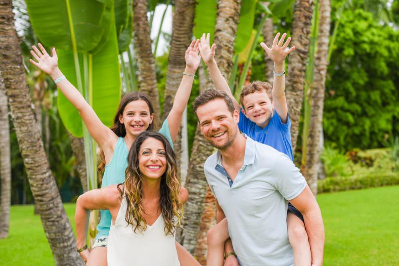 Andy Hill and his family
