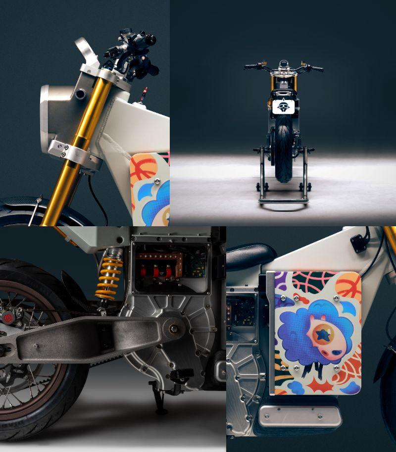 ギズモ88① 限定50台で640万円のEVバイク。独自技術満載で購入者と一緒にデザイン