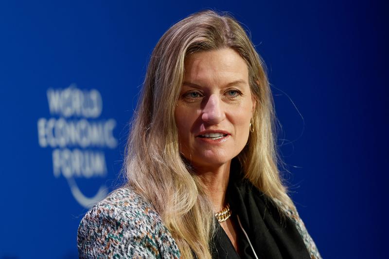 Laura Alber, chief executive officer of Williams-Sonoma Inc., during a panel session on day three of the World Economic Forum (WEF) in Davos, Switzerland, on Thursday, Jan. 19, 2023.