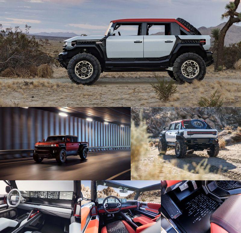 ハマーのコンセプトEV「HUMMER X」。SFマシン感が尋常ではない