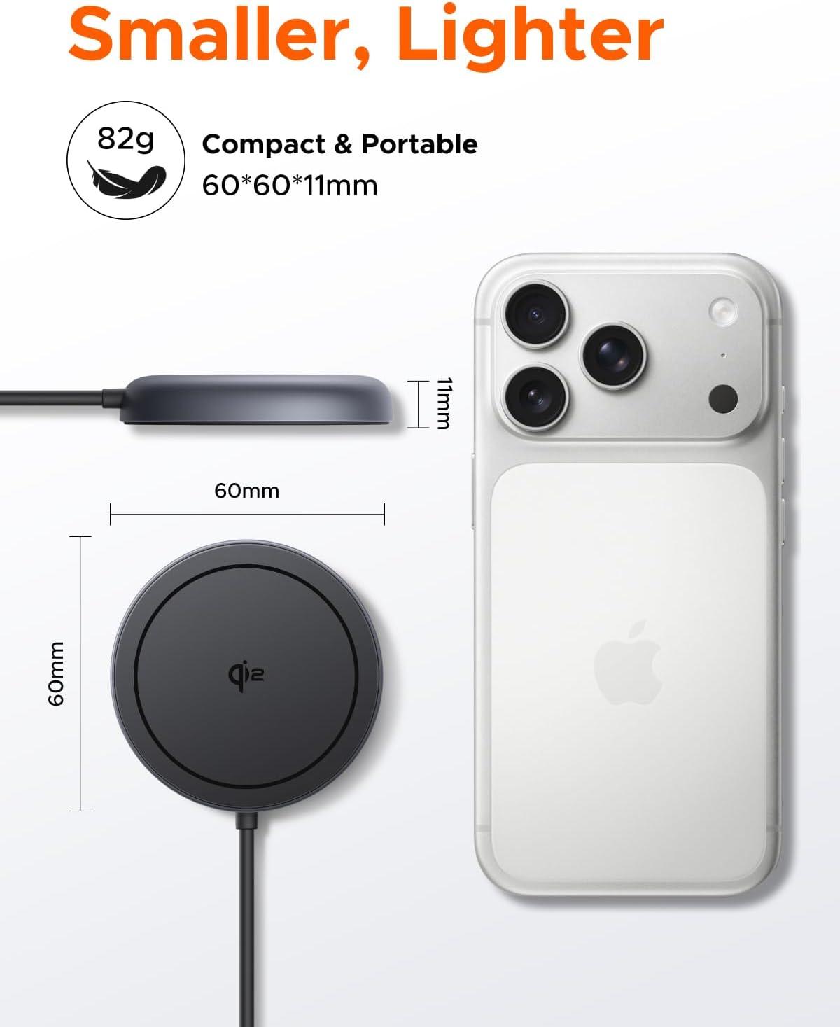 iPhoneユーザーへの最適解。UGREENの「速・薄・軽」ワイヤレス充電器が