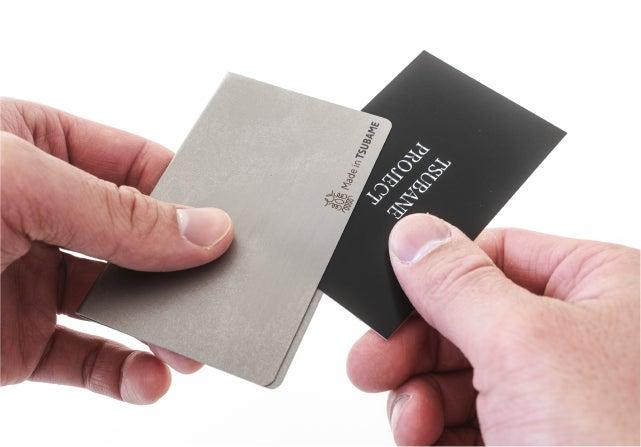 名刺交換の「しまった！」をスマートに救う。燕三条職人が手掛ける19g