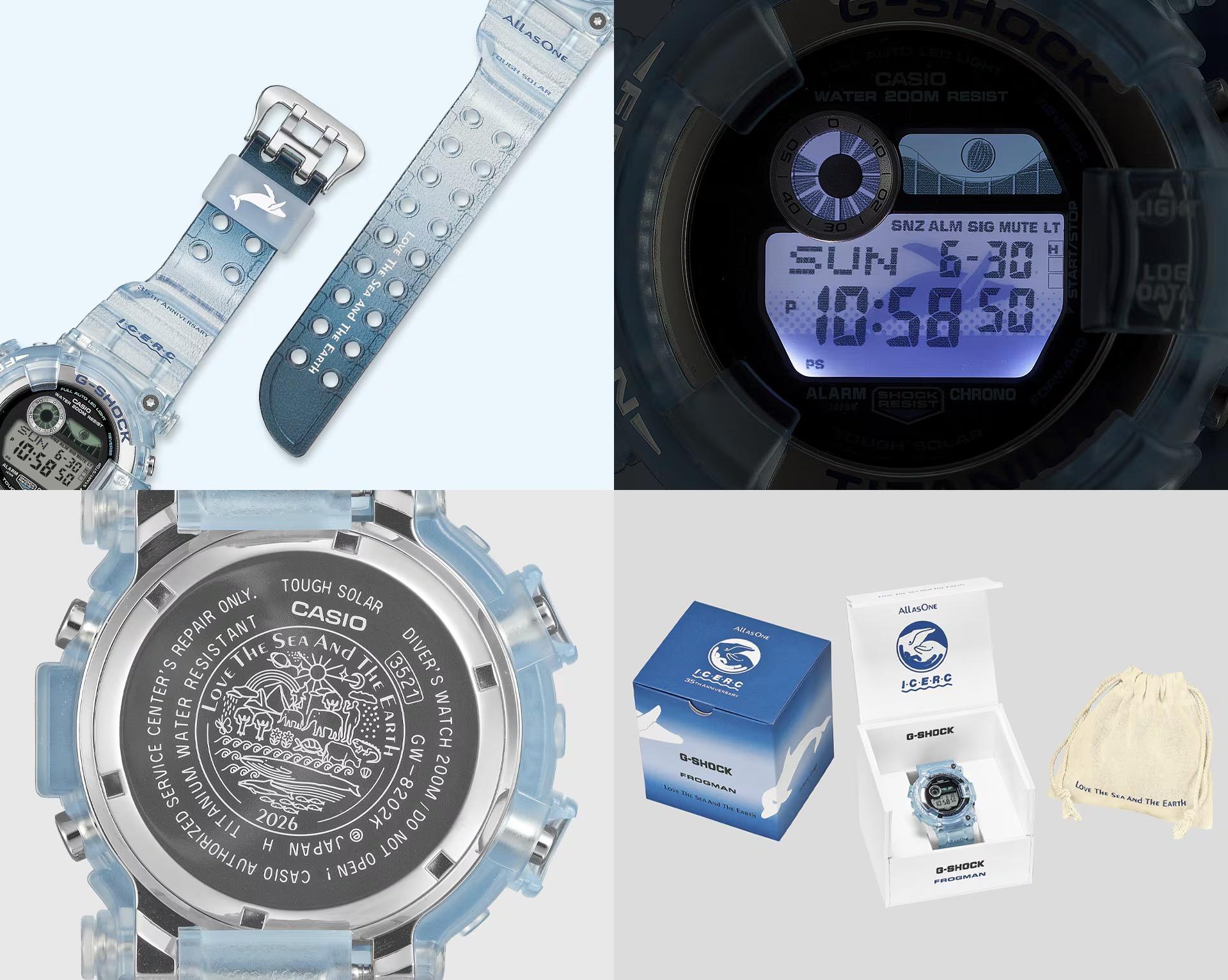 G-SHOCK新作コラボは「海を思わせる半透明グラデ」が美しい